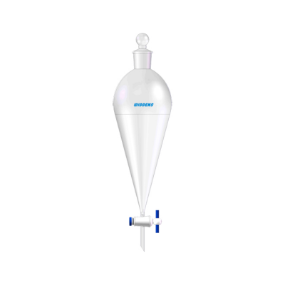 Funnel Separatory, PTFE locking stopper