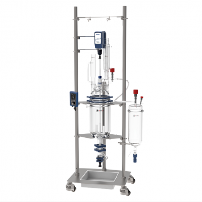 30L Process reactor, cylindrical, jacketed