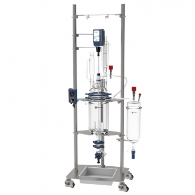 50L Process reactor, cylindrical, jacketed